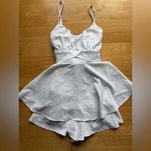 Altar'd State Elegant White Romper